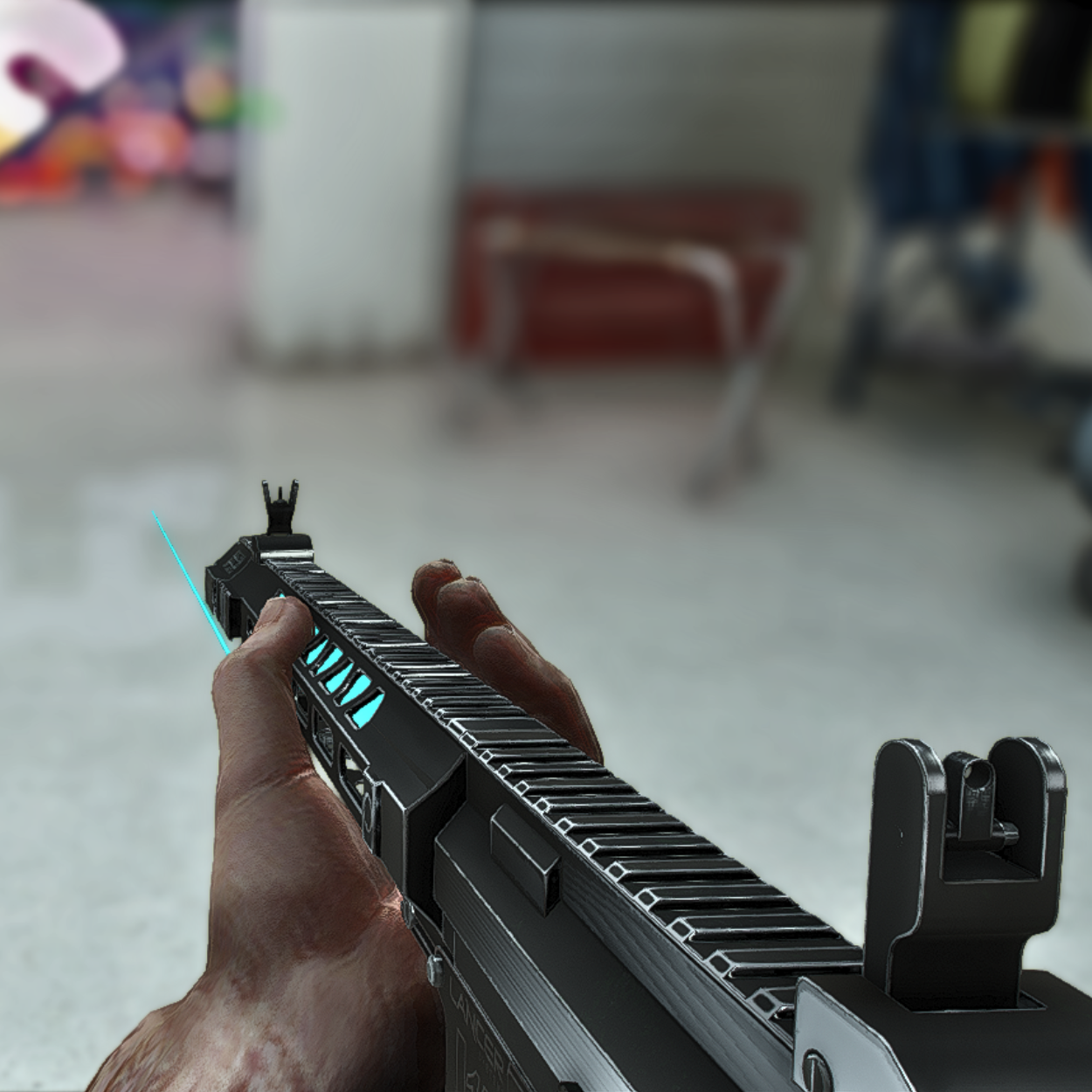 Baby Blue Flag Carbine