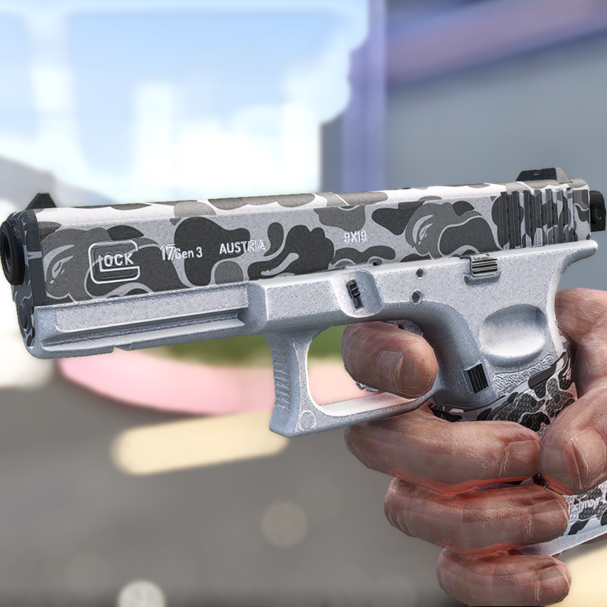 Bape Glock White