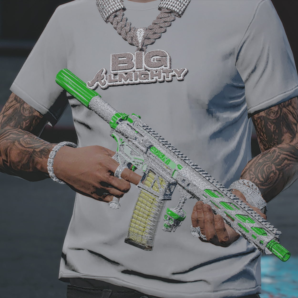 Diamond Skeleton Green ARP