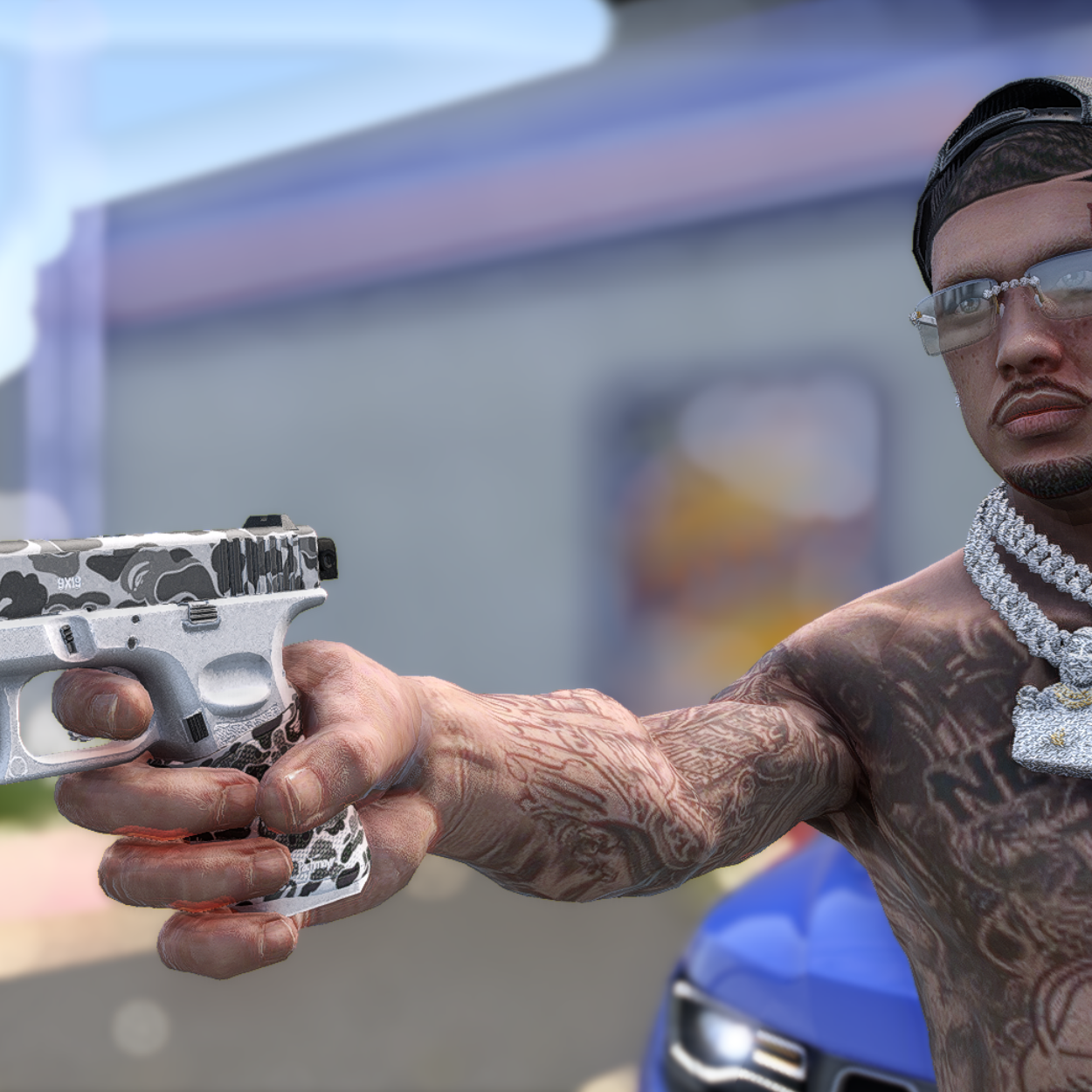 Bape Glock White