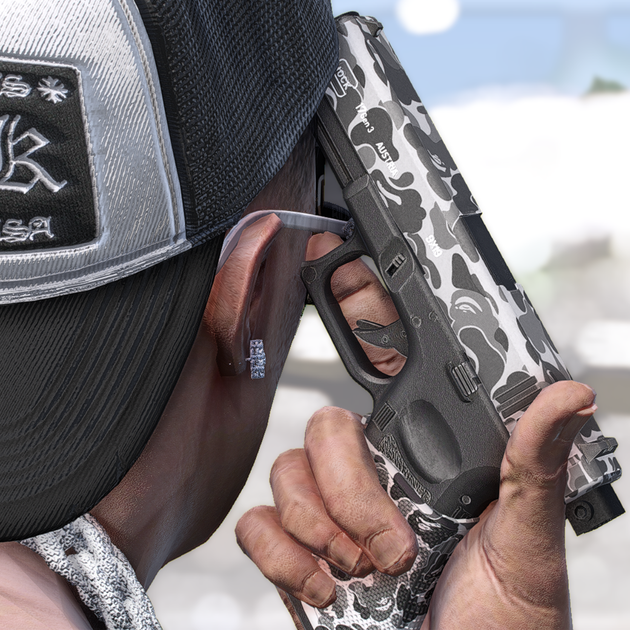 Bape Glock Black