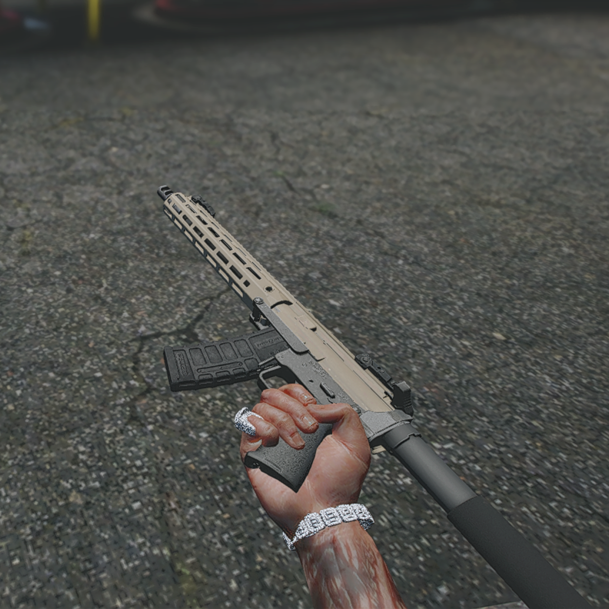 Long Barrel Tan ARP