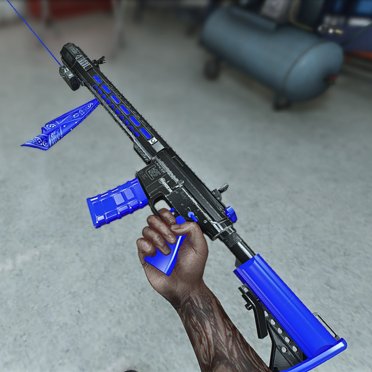 Blue Flag Carbine