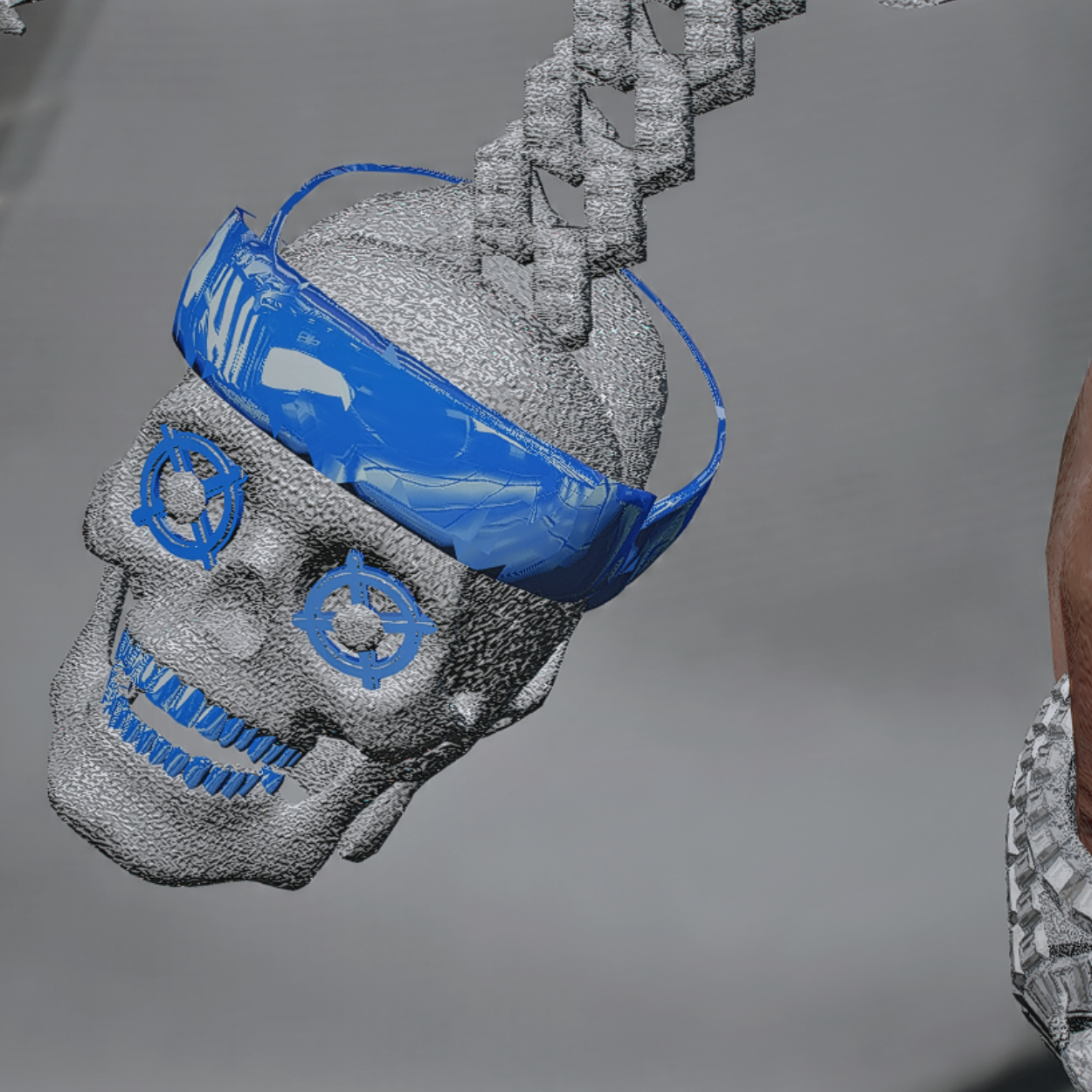 Diamond Skeleton Blue ARP