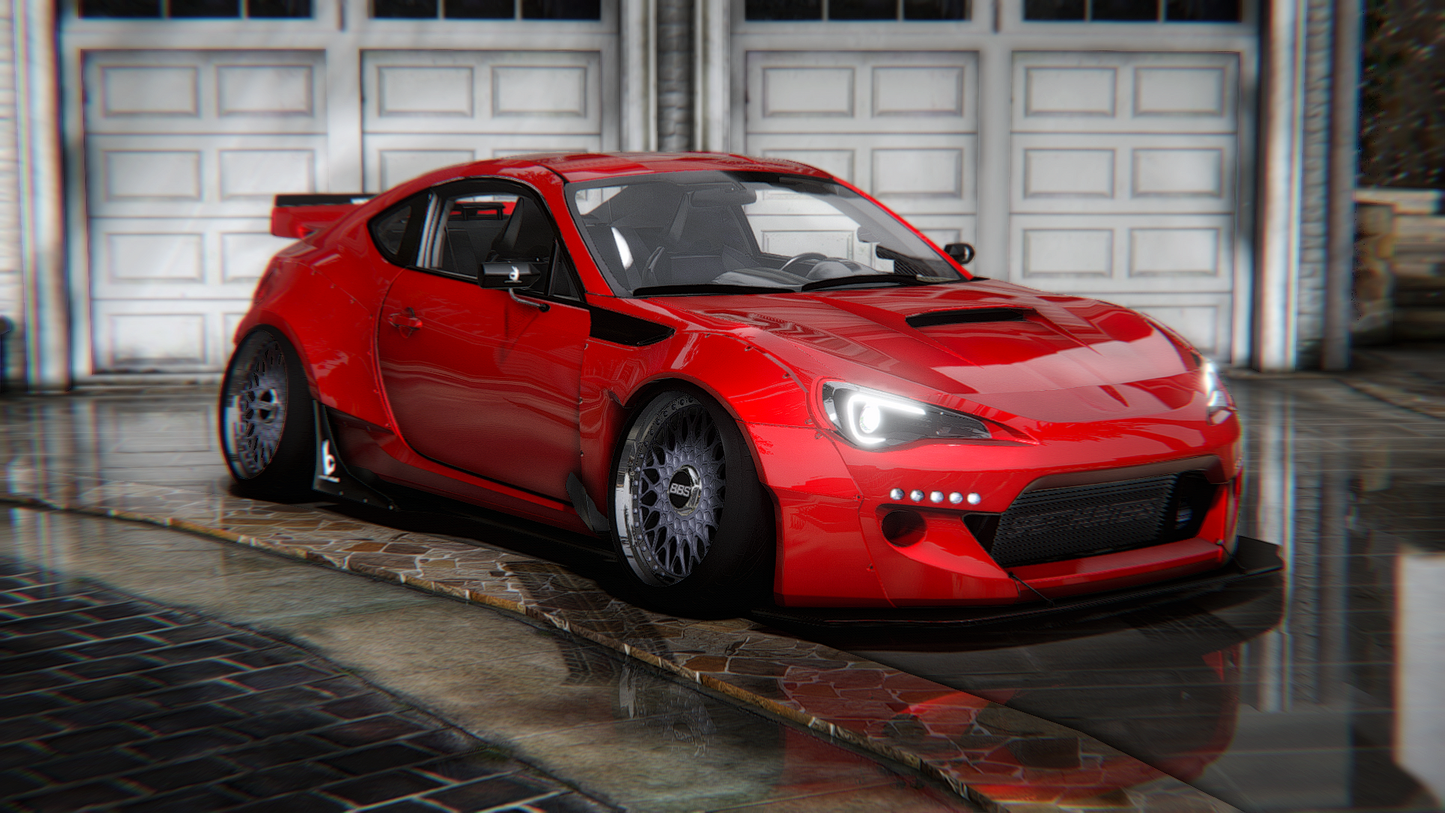 Subaru BRZ Stanced Widebody