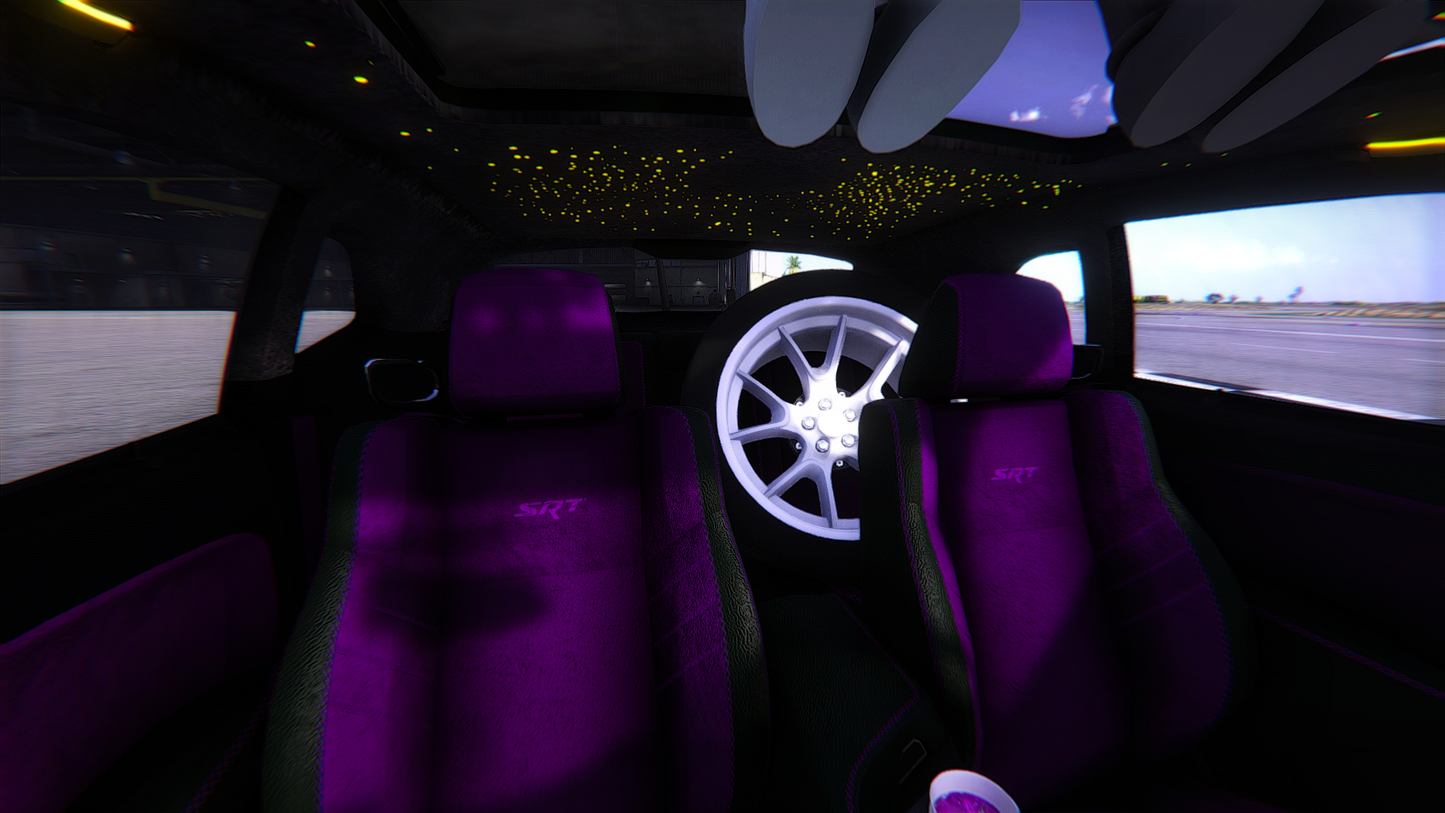 Dodge Challenger Hellcat 2 Colors Mixed Twin Turbo Custom