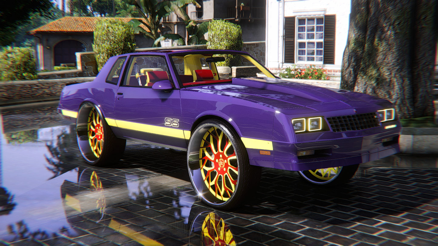 Chevrolet Monte Carlo SS On Rucci Grips 1988