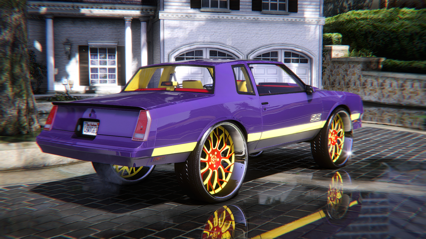 Chevrolet Monte Carlo SS On Rucci Grips 1988