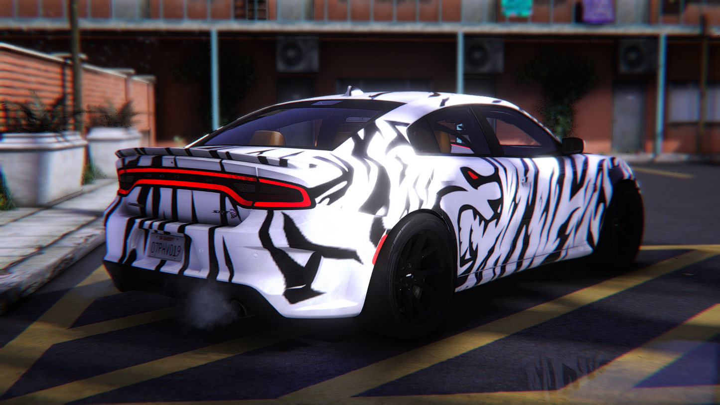 Dodge Charger Hellcat Hermes Zebra Edition