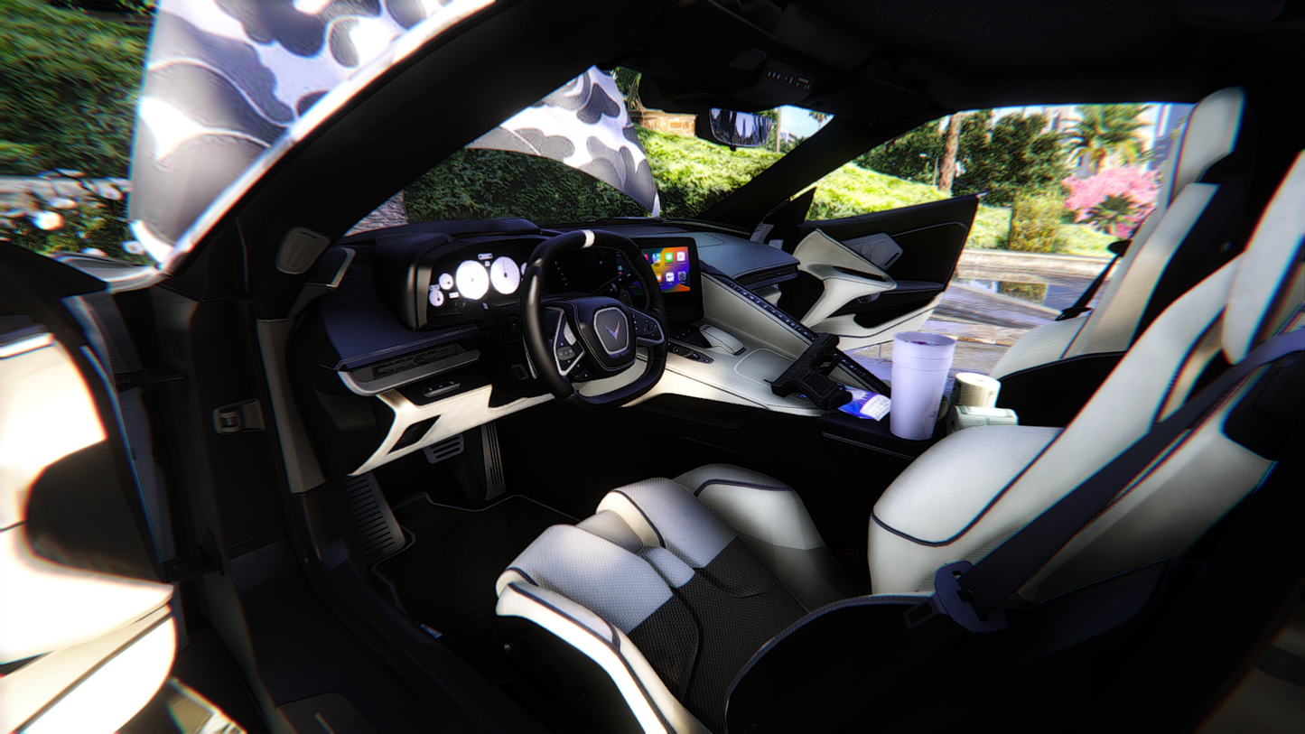 Chevrolet Corvette C8 Bape Edition | Animated Windows