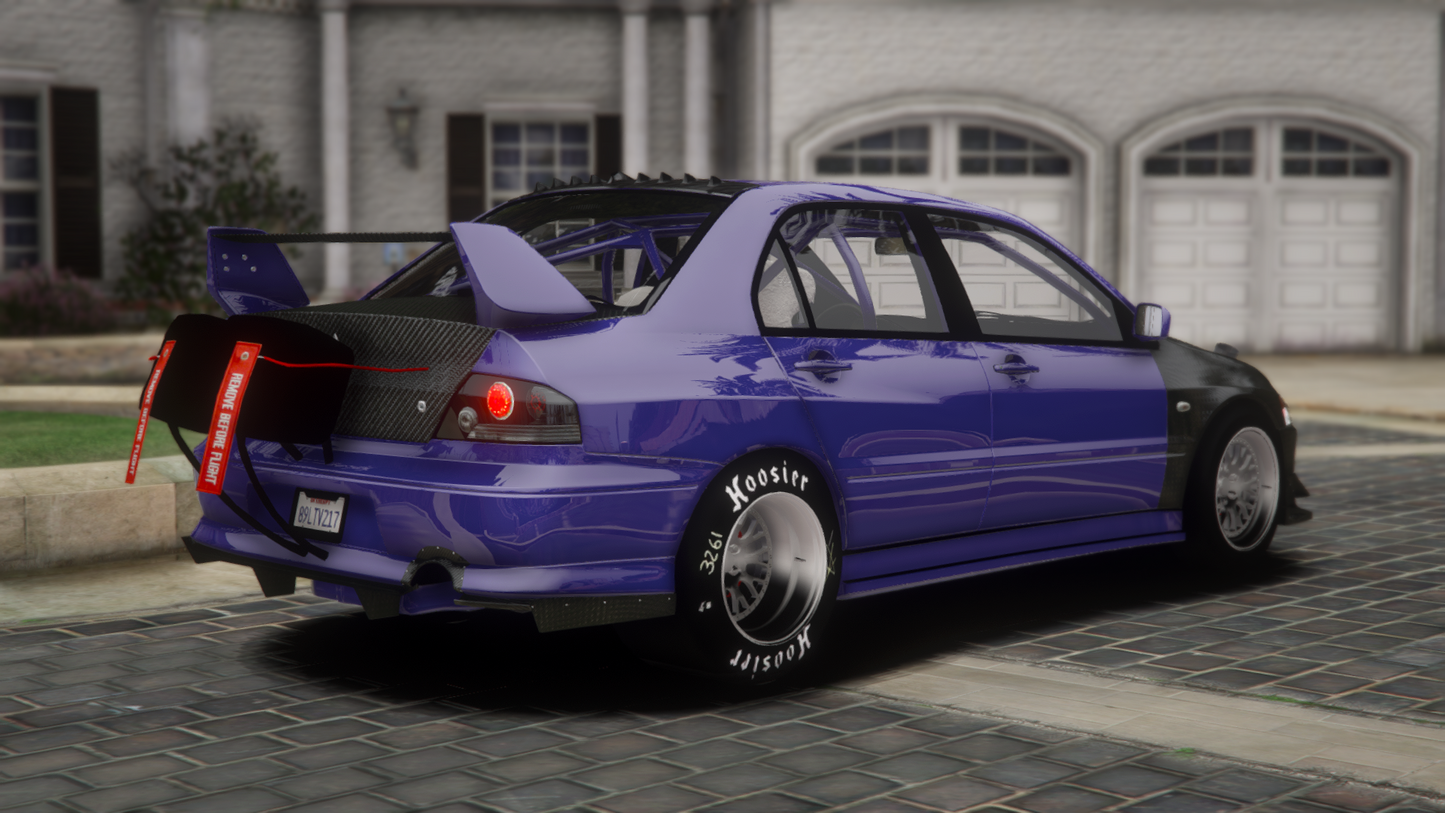 Mitsubishi Evo 9 Twin Turbo Drag