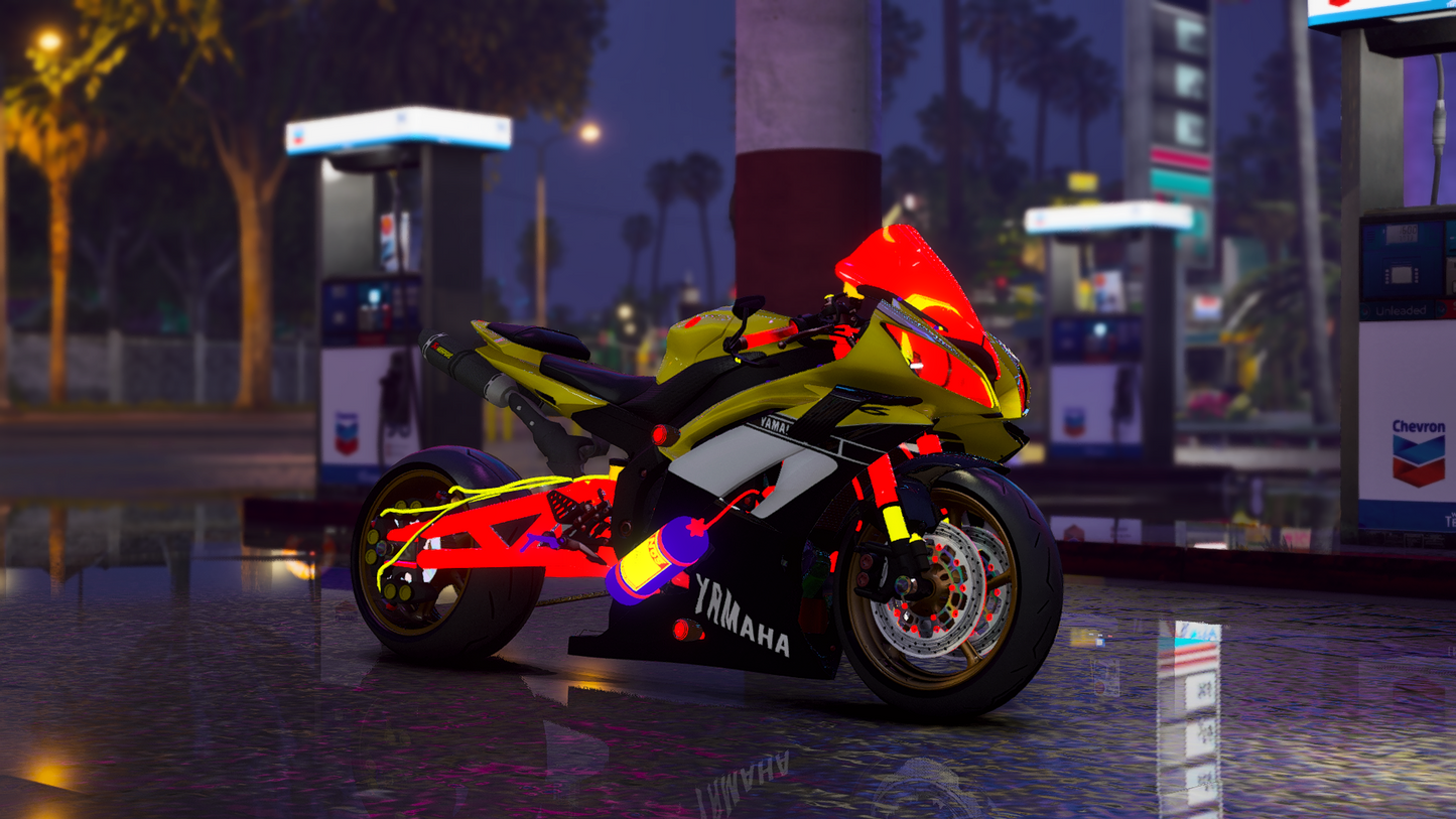 Yamaha R6 Drag Turbo