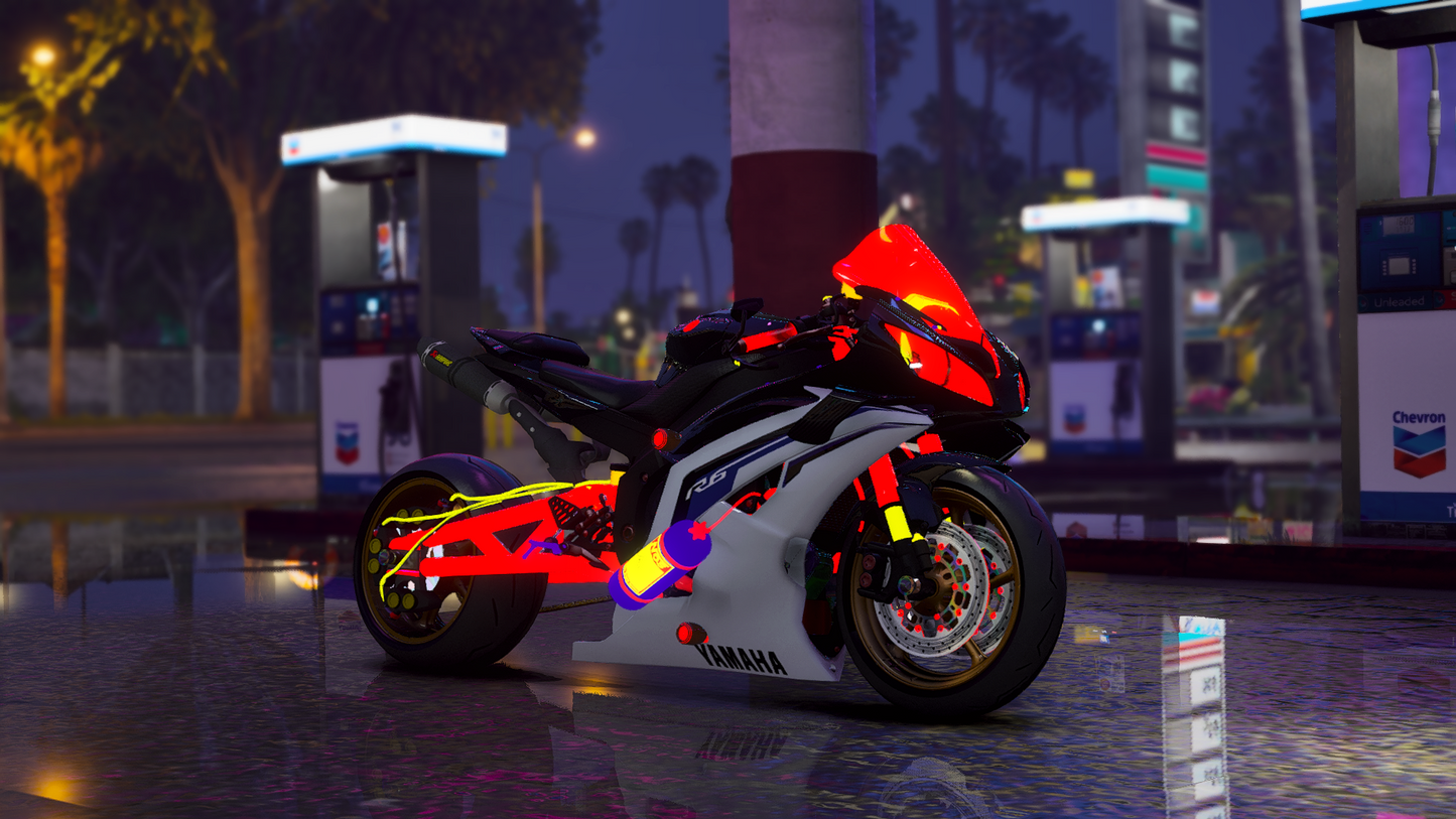 Yamaha R6 Drag Turbo