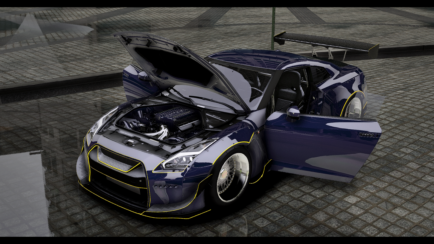2020 Nissan GTR R35 T-Spec Rocket Bunny Pandem