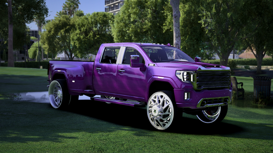 GMC Sierra 3500HD Dually Crew Cab On American Force Forged