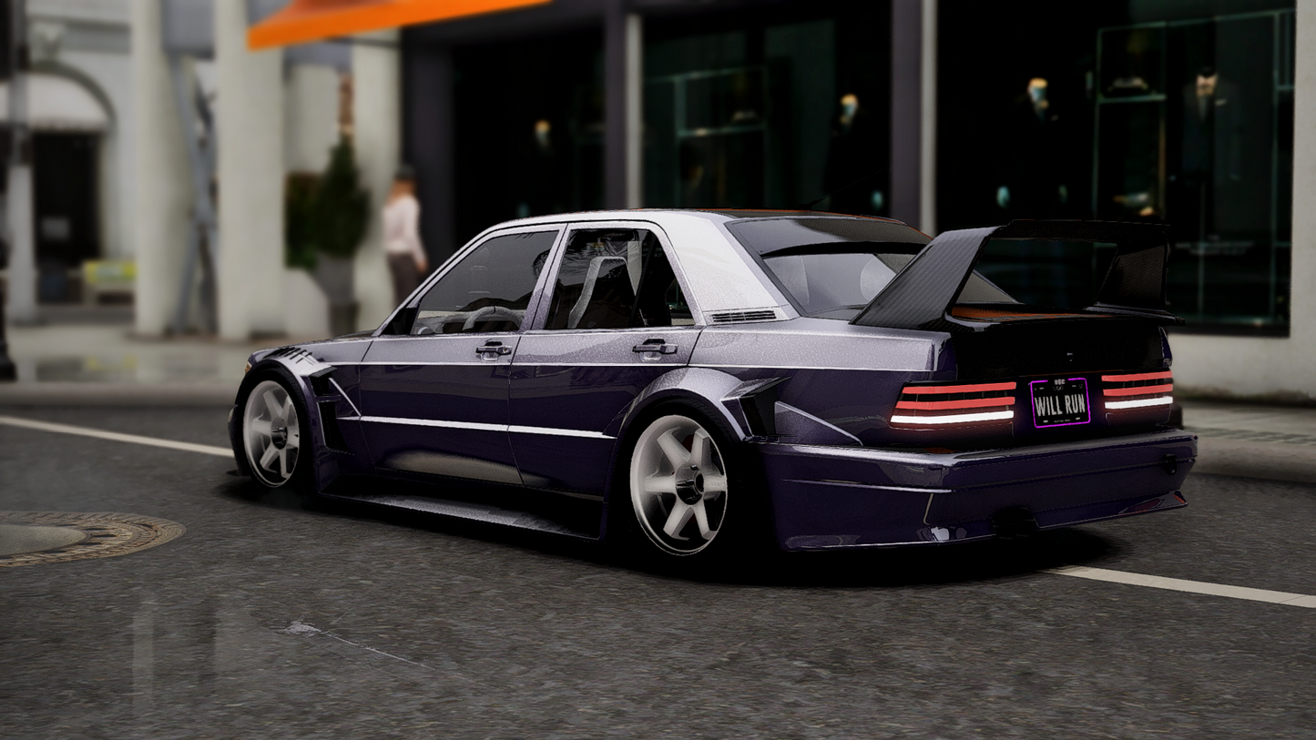 Mercedes-Benz 190E 2.5-16 Evo II 1990 | Debadged