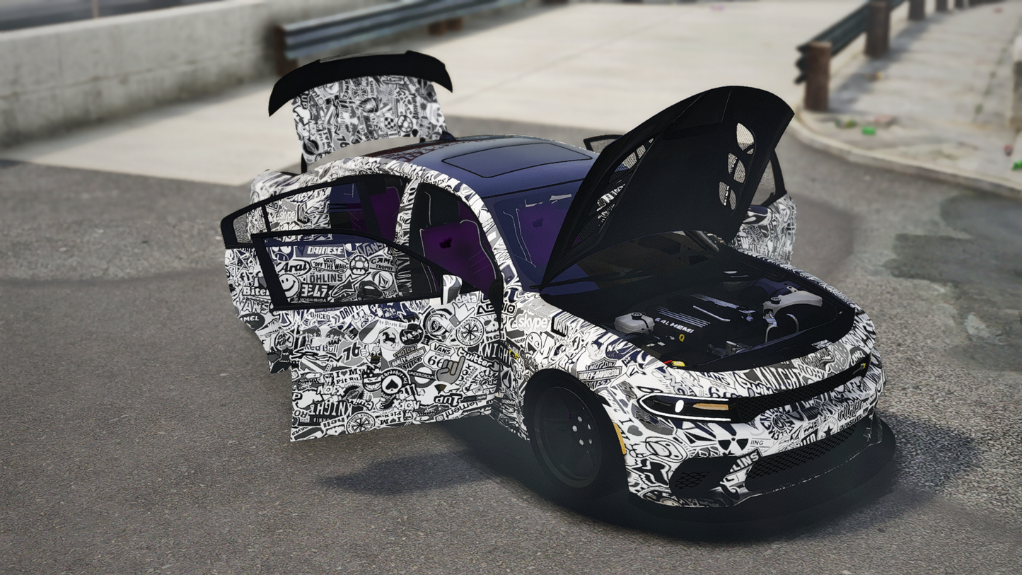 Dodge Charger Custom Comics | Livery