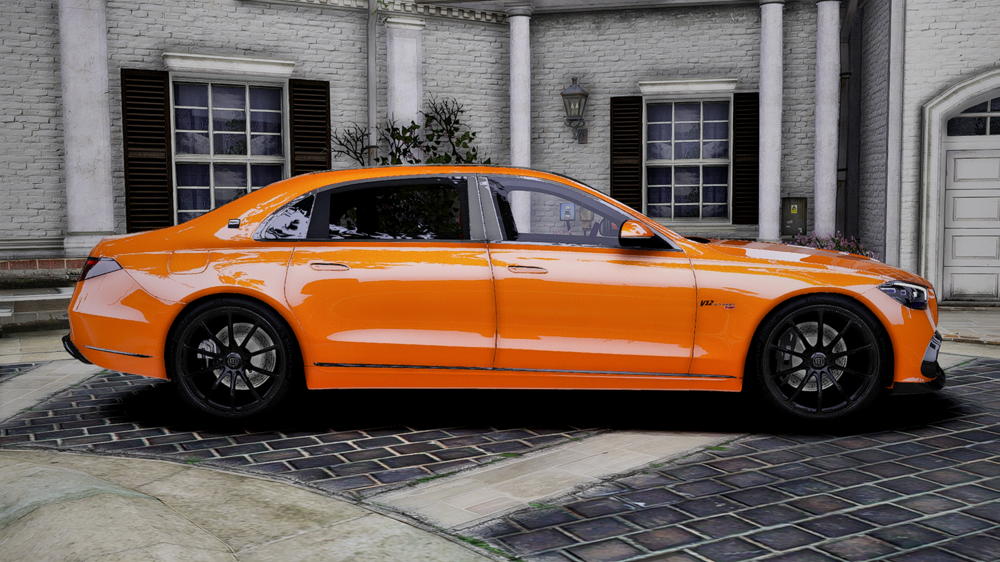 Mercedes-Maybach S680 Brabus 850 2024 | Animated Mirrors