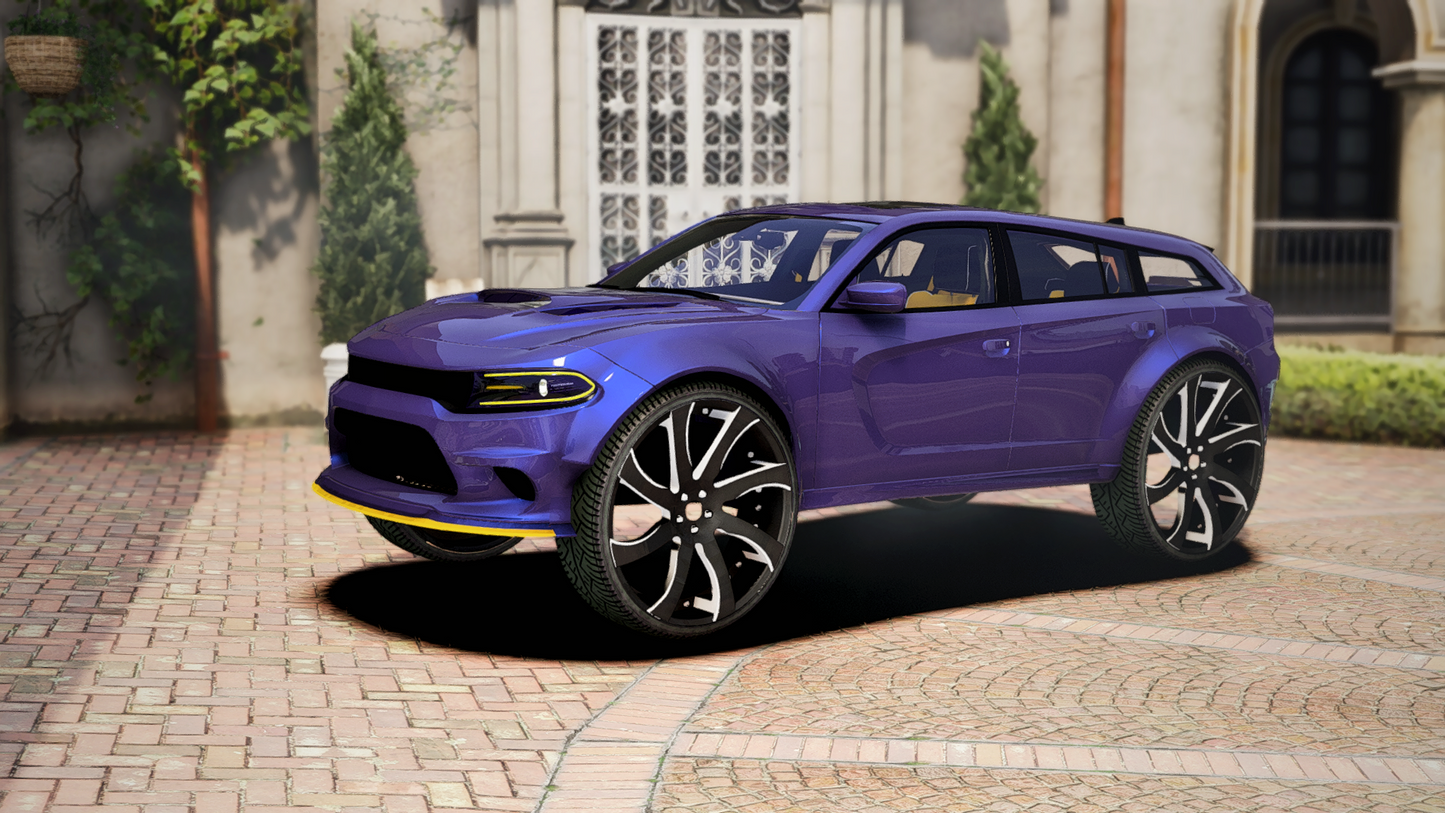 Dodge Charger Hellcat Magnum | Ohne Abzeichen | Donk