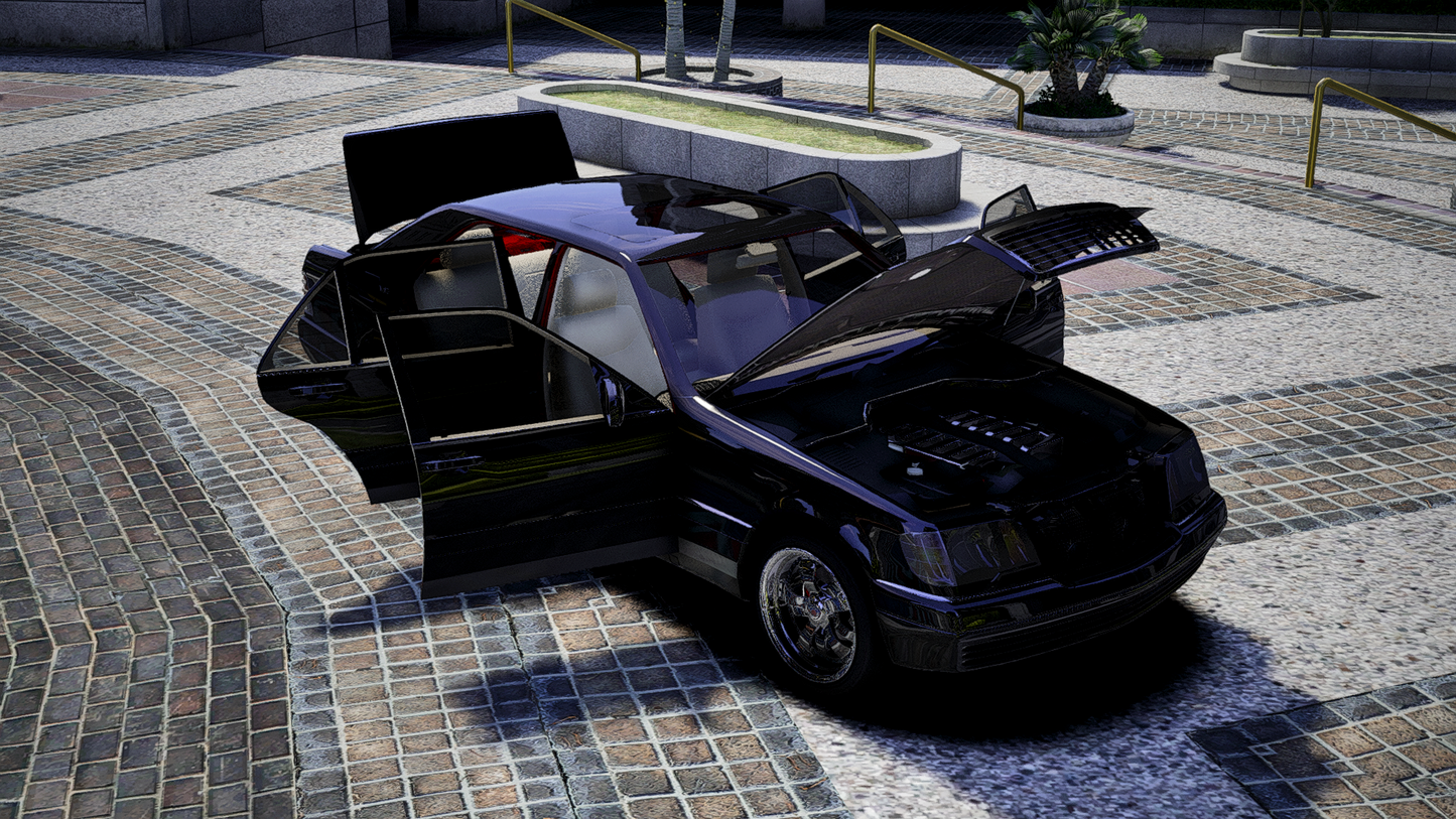 1994 S600 Slab On Davin Spreewheels | Debadged