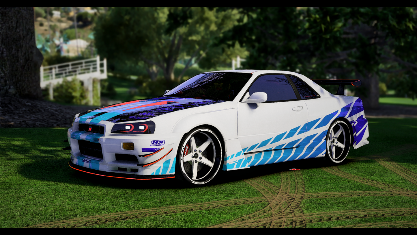 Nissan GTR R34 Paul Walker Edition