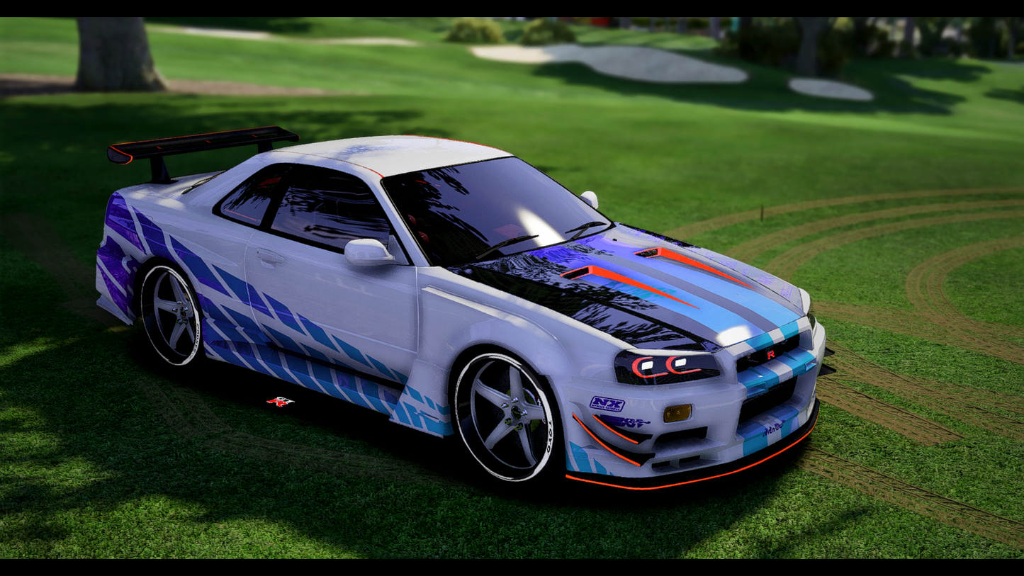 Nissan GTR R34 Paul Walker Edition