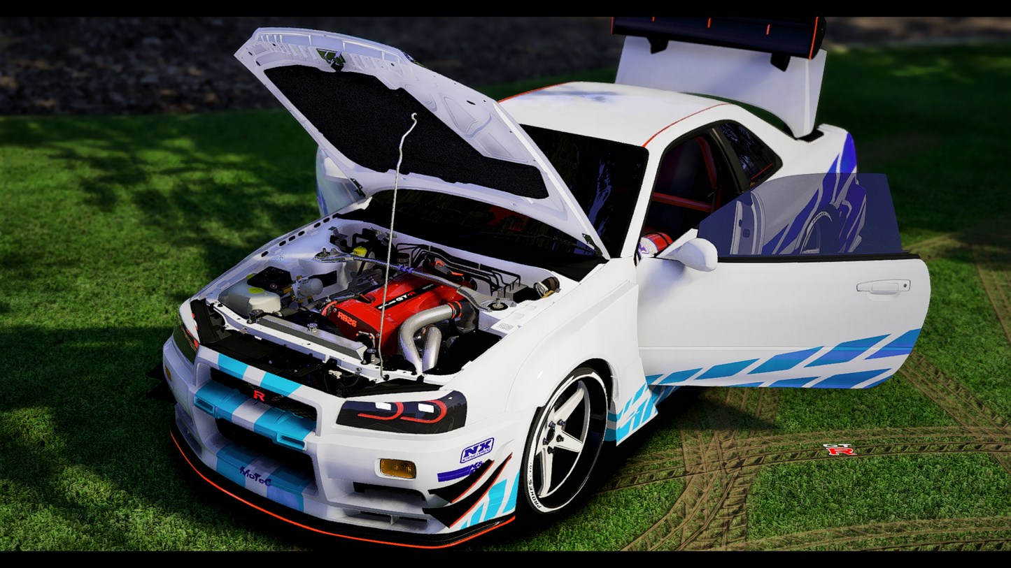 Nissan GTR R34 Paul Walker Edition