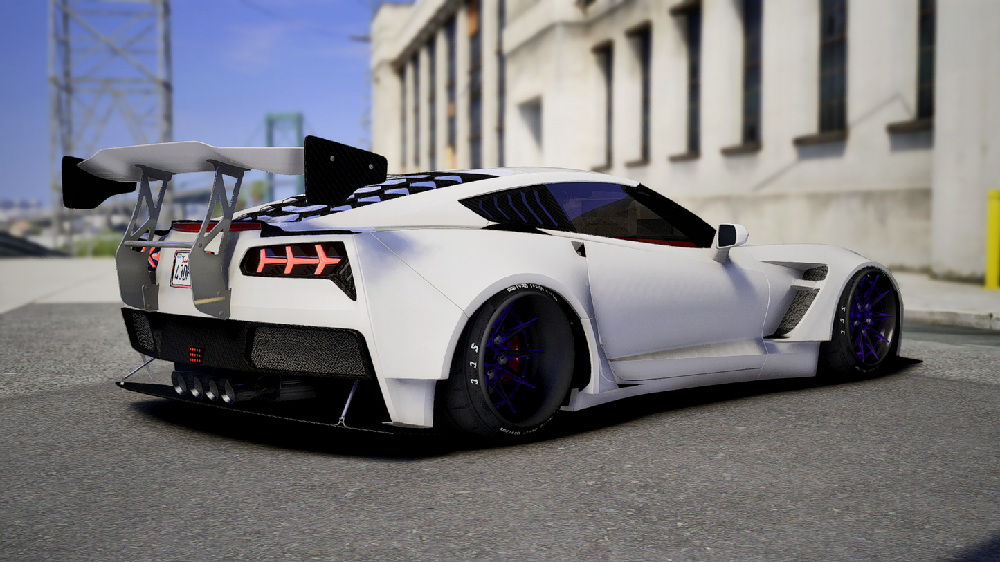 Chevrolet Corvette C7 Widebody 2015 | Debadged