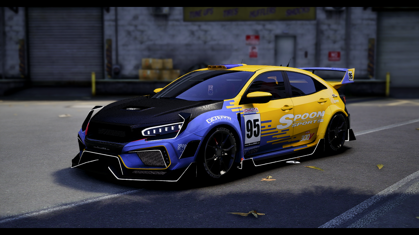 Honda Civic Type R FK8 Spoon | Debadged