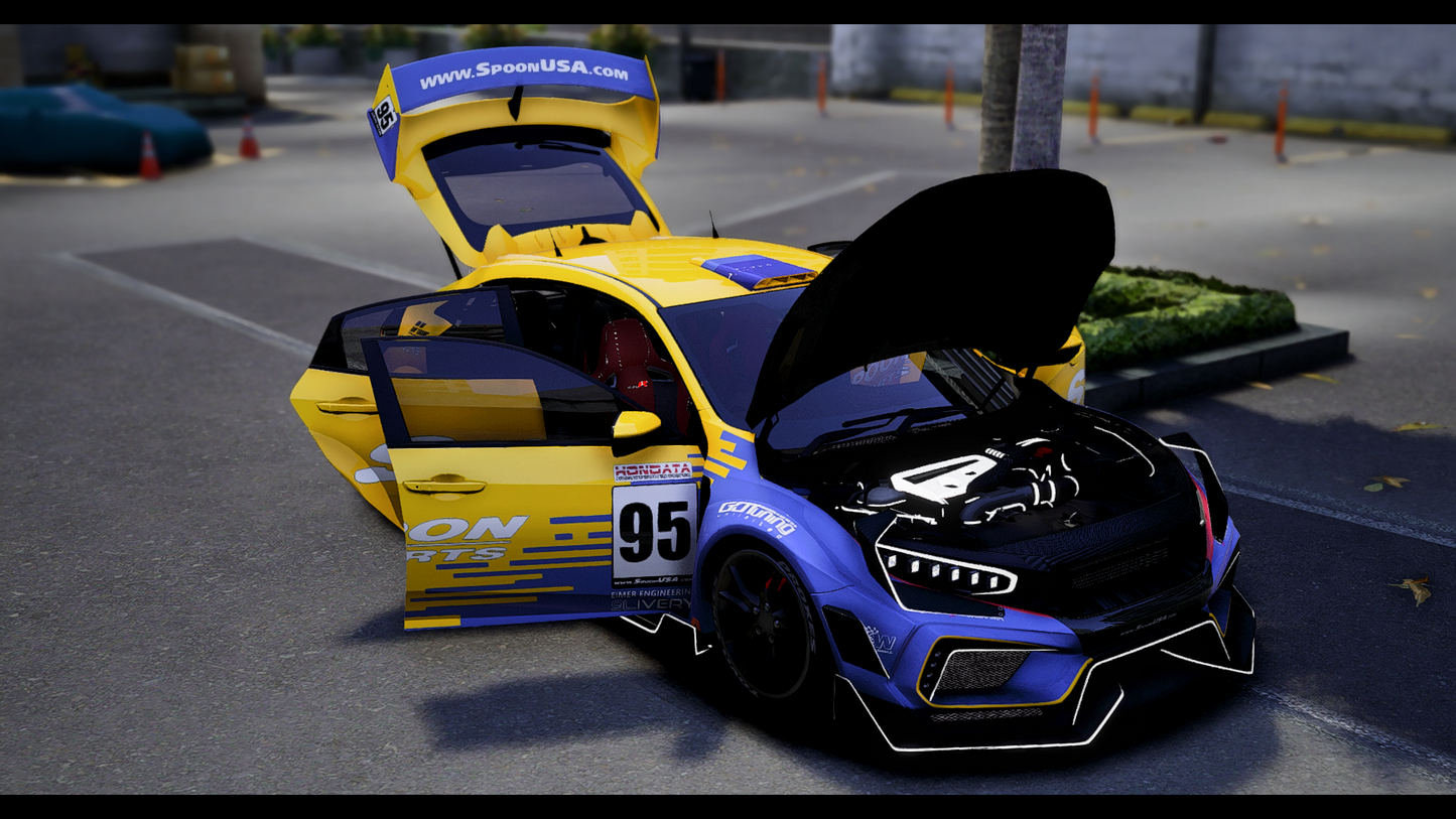 Honda Civic Type R FK8 Spoon | Debadged