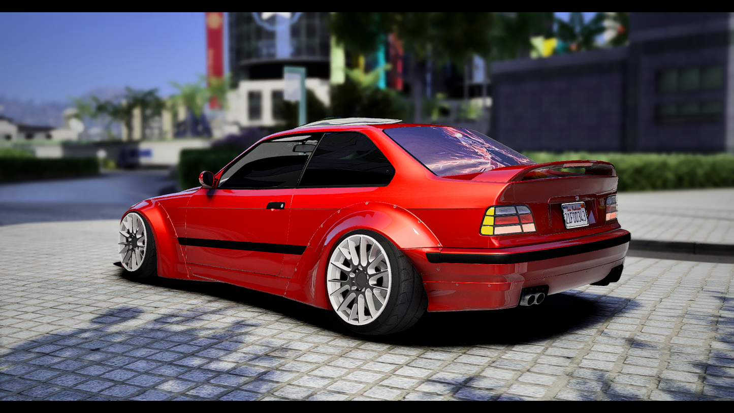 BMW M3 E36 Widebody | Debadged