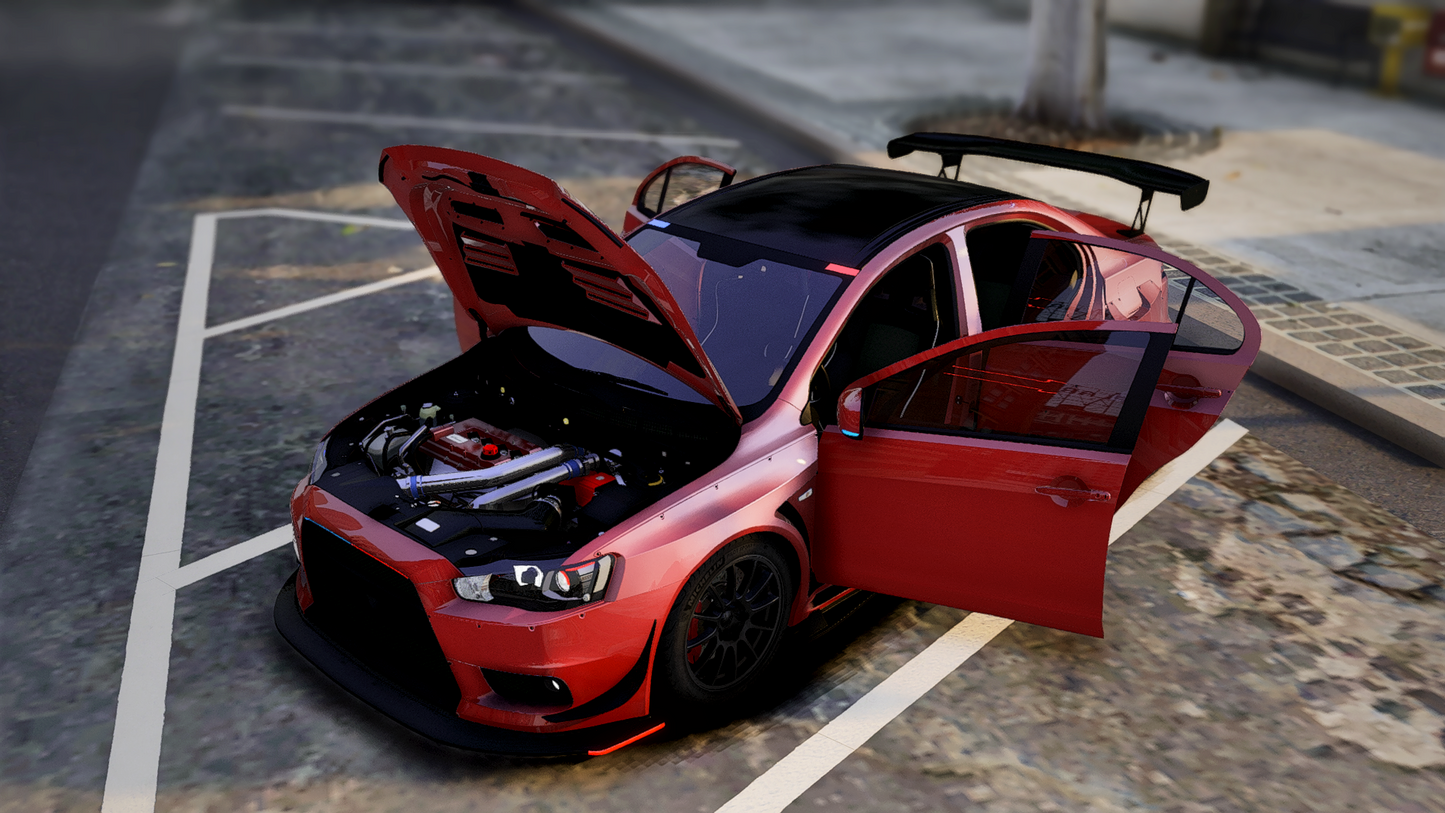 Mitsubishi Evo X PD Modern Lights | Debadged