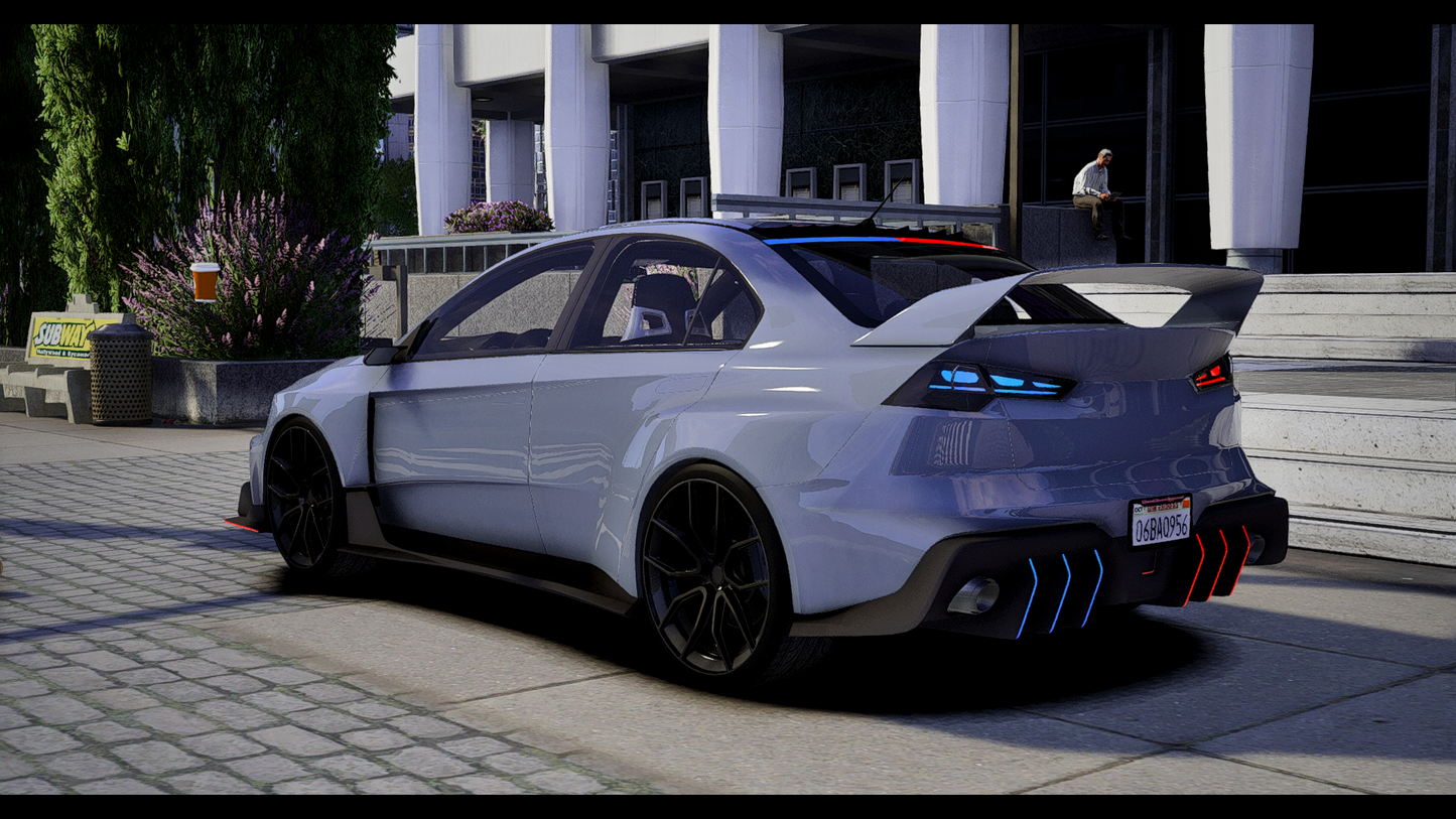Custom Kuruma Extreme Police Modern Lights