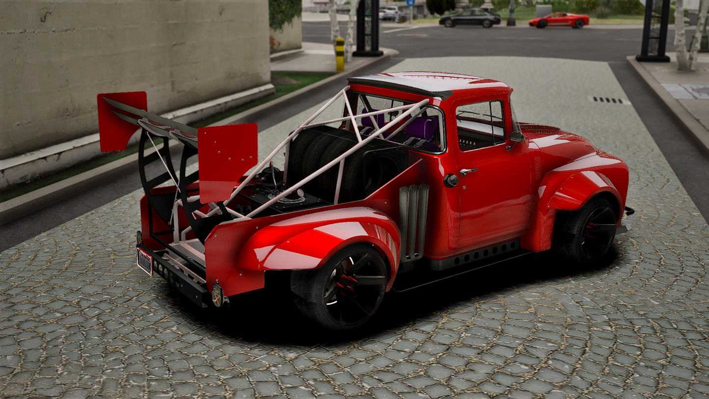 Ford F100 Drift Widebody | Debadged