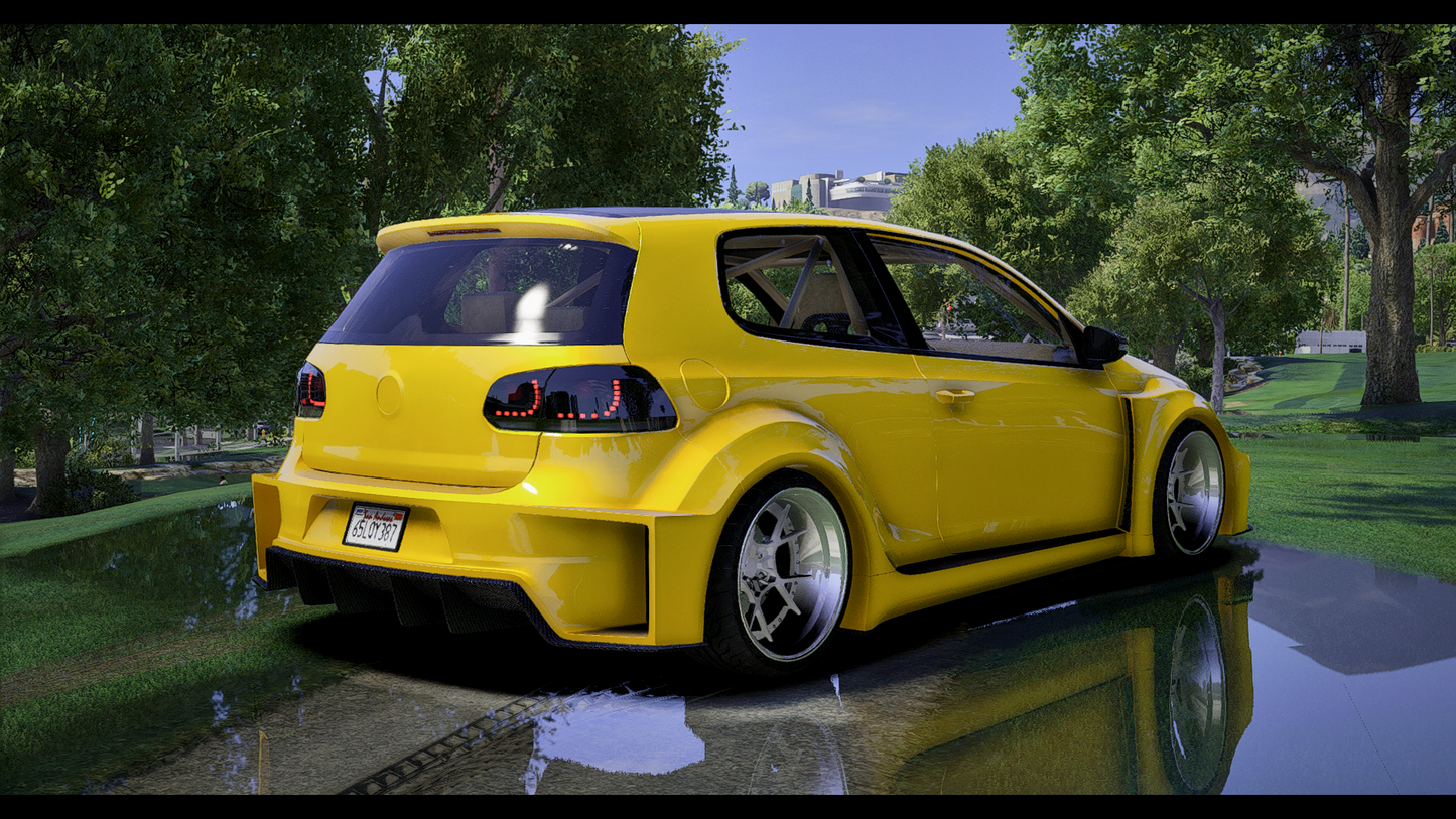 Widebody Volkswagen MK6 Turbo | Debadged