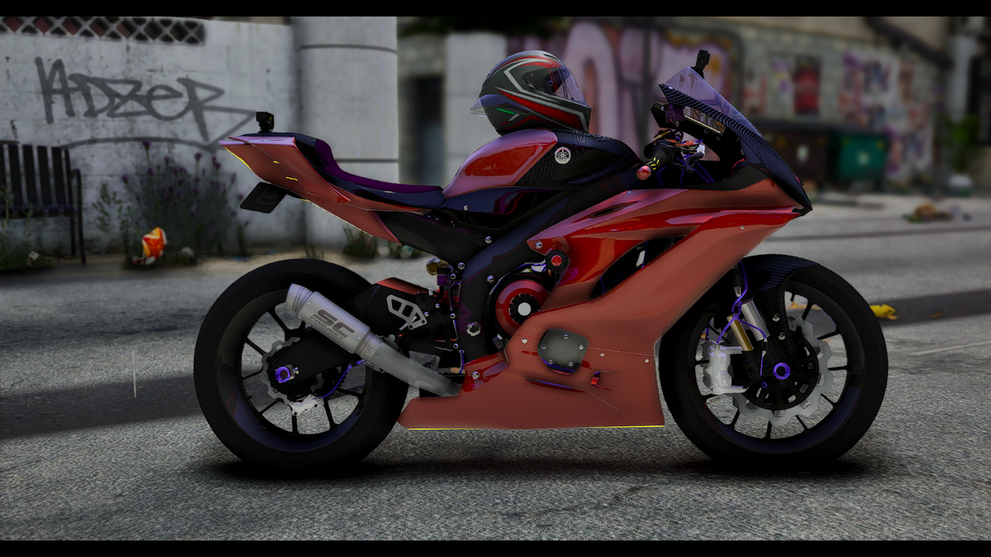 Yamaha R6 Custom Carbon | Debadged