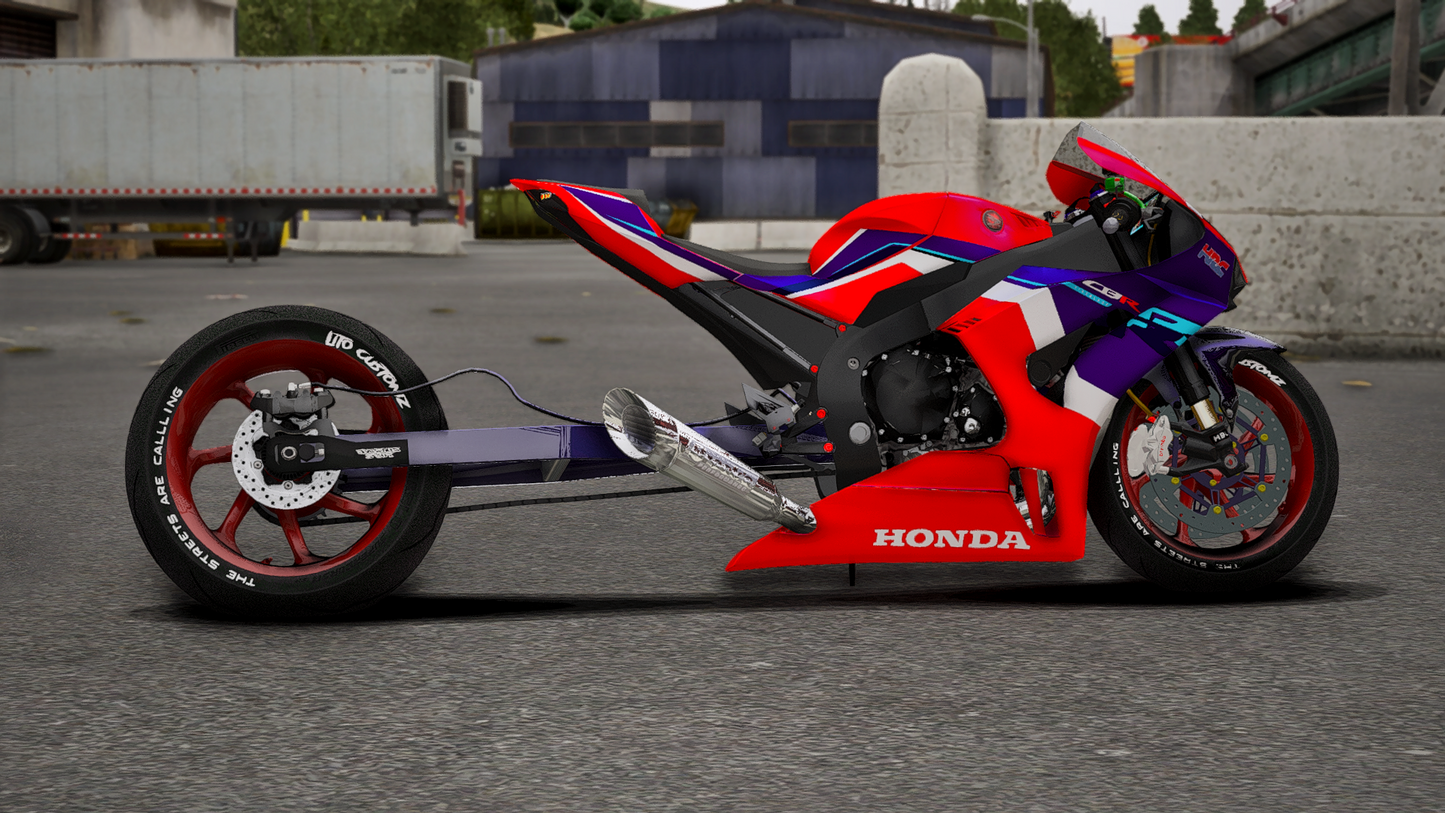 2023 Honda CBR 1000RR Stretched Drag