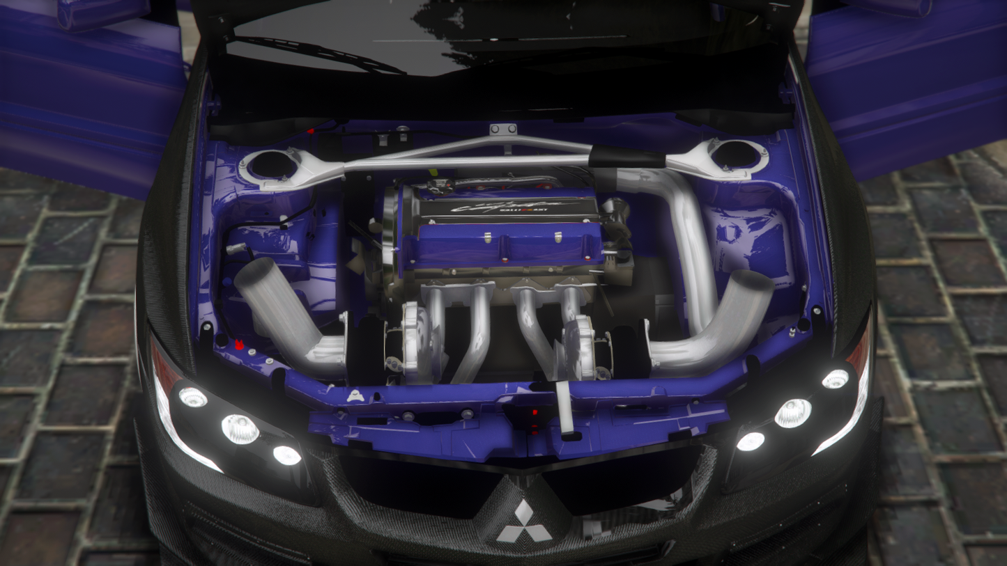 Mitsubishi Evo 9 Twin Turbo Drag