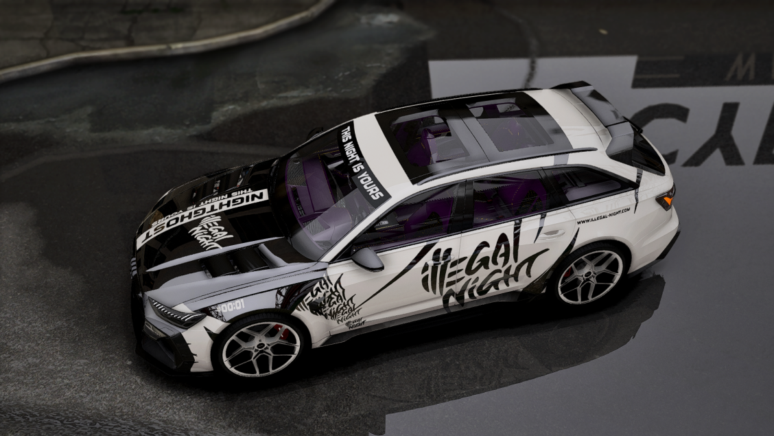 Audi RS6 Keyvany Illegal Night Custom