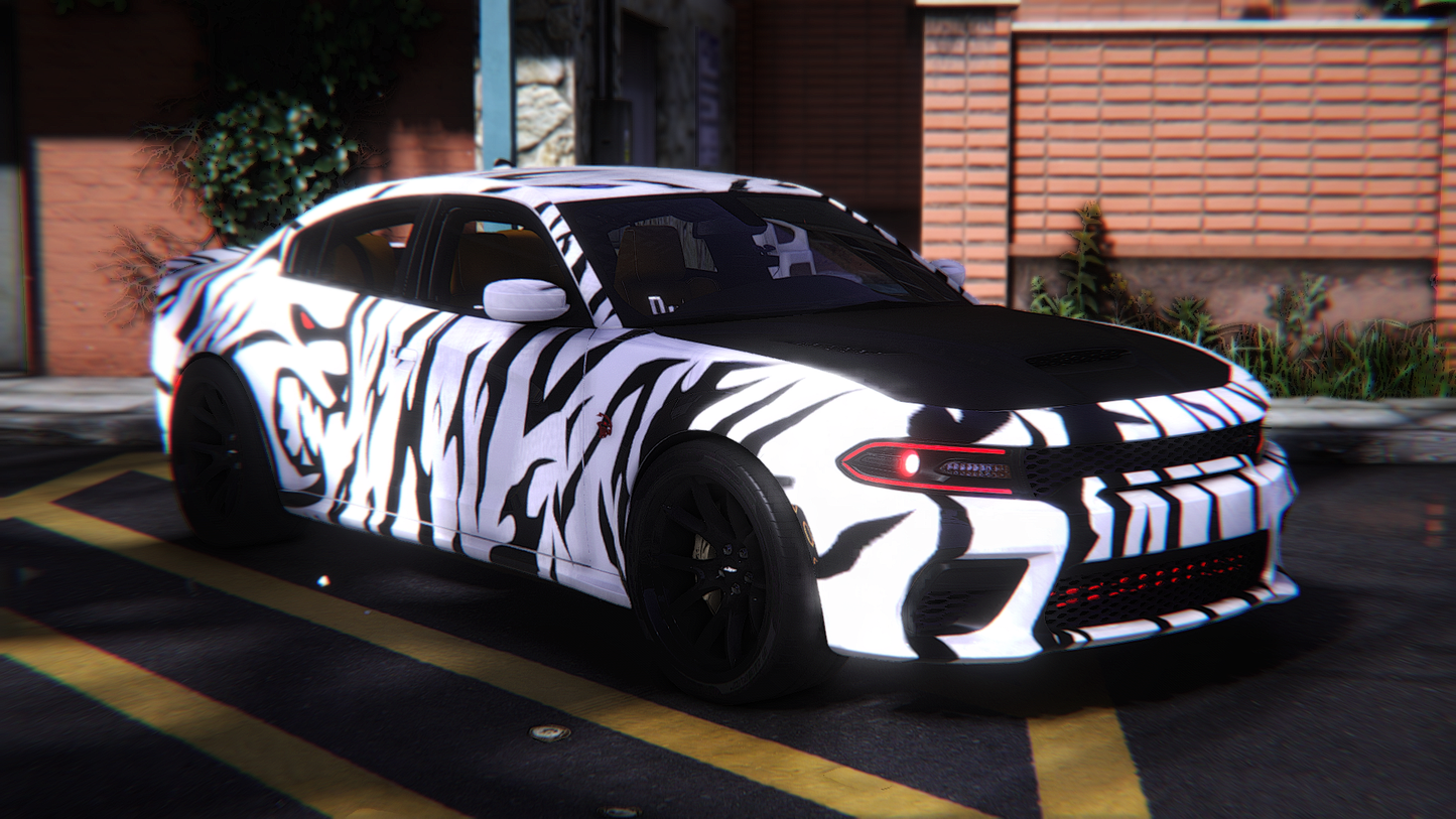 Dodge Charger Hellcat Hermes Zebra Edition