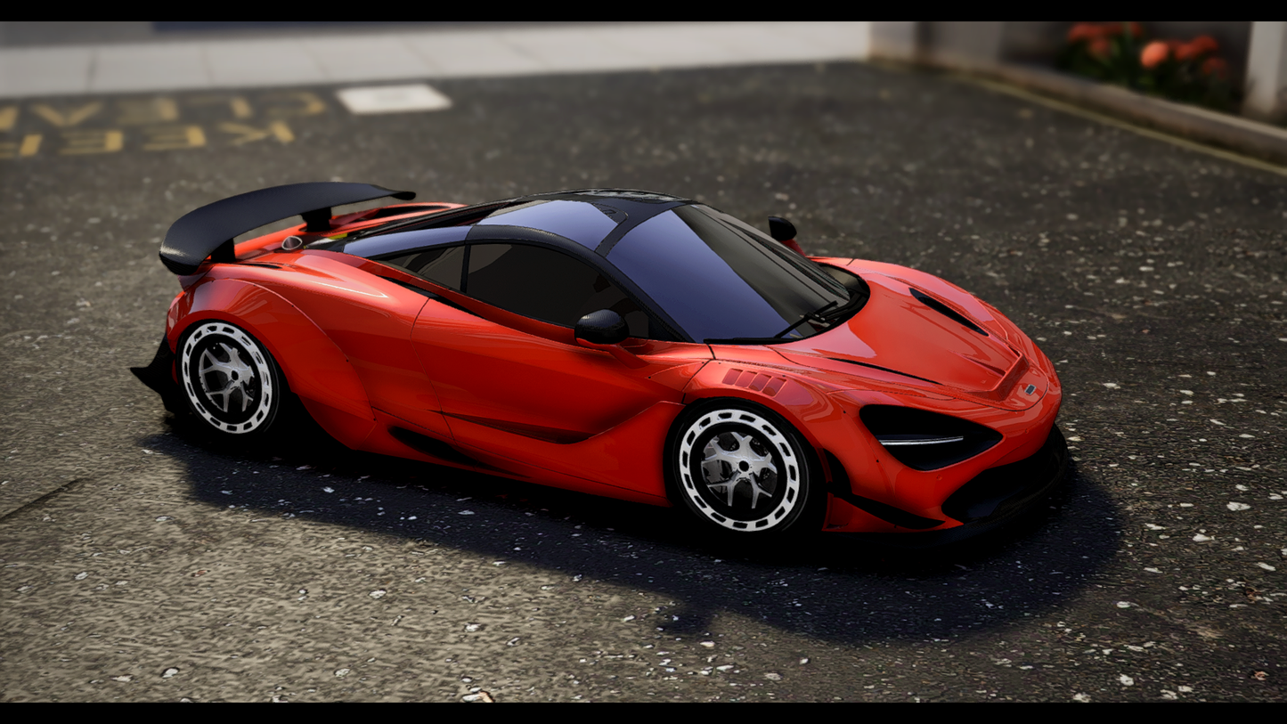 McLaren 720S Liberty Walk Twin Turbo | Debadged