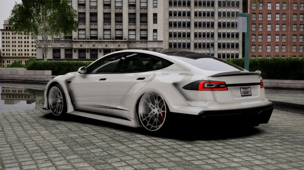 Tesla Model S Plaid Widebody | Debadged