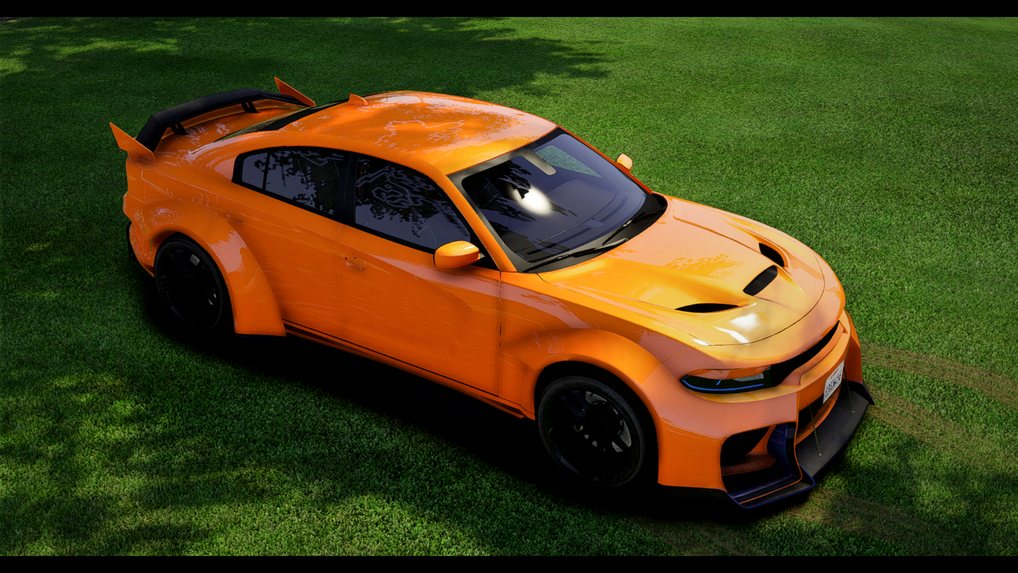 Dodge Charger Hellcat SRT Liberty Walk | Debadged