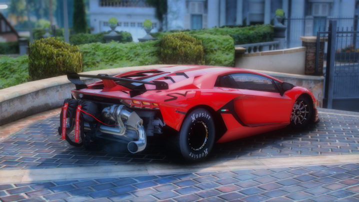 Lamborghini SVJ Twin Turbo Drag