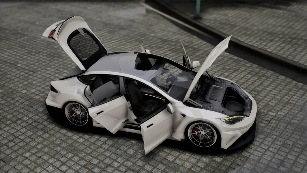 Tesla Model S Plaid Widebody | Debadged