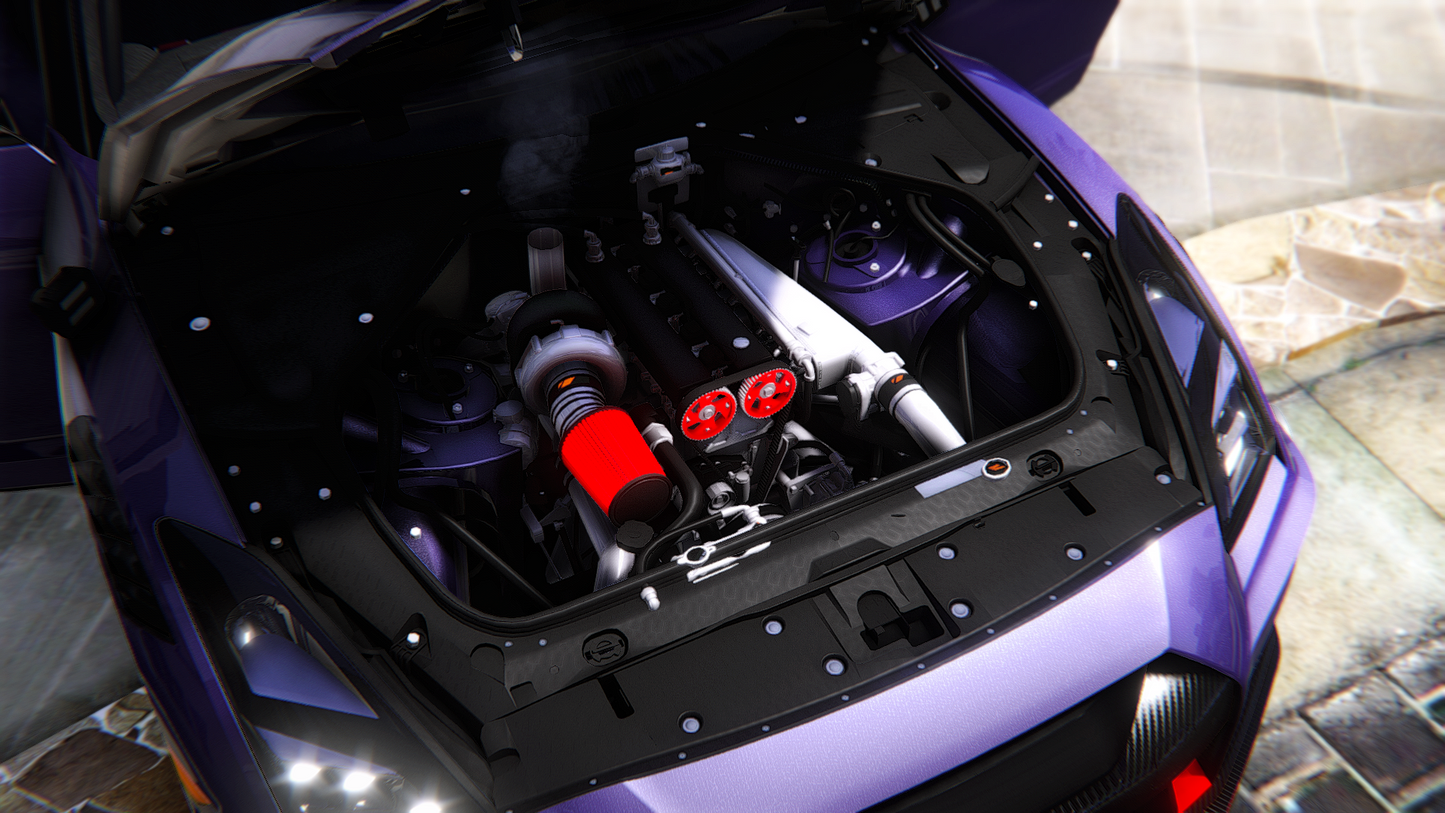 Nissan GTR R35 Nismo Turbo Charged Drag Customs