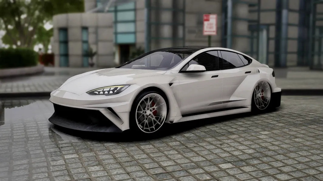 Tesla Model S Plaid Widebody | Debadged