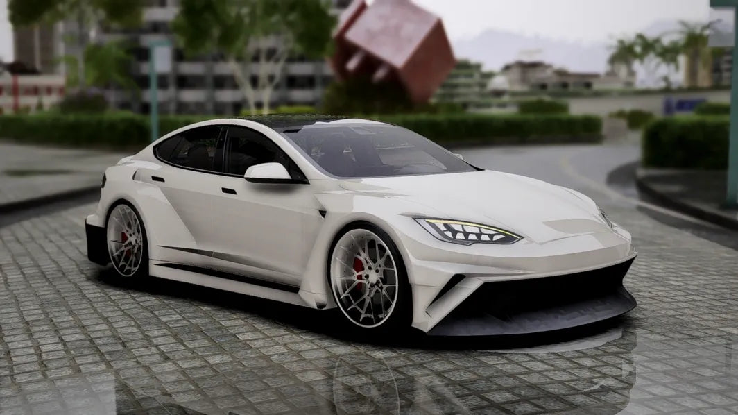 Tesla Model S Plaid Widebody | Debadged