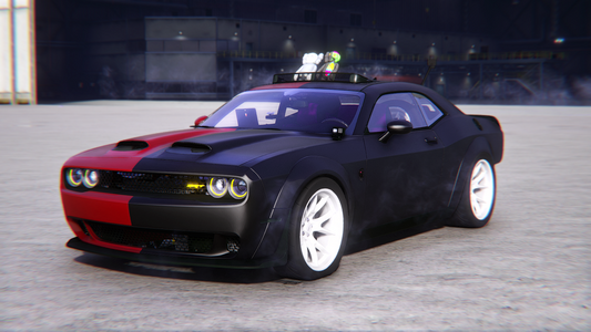 Dodge Challenger Hellcat 2 Colors Mixed Twin Turbo Custom