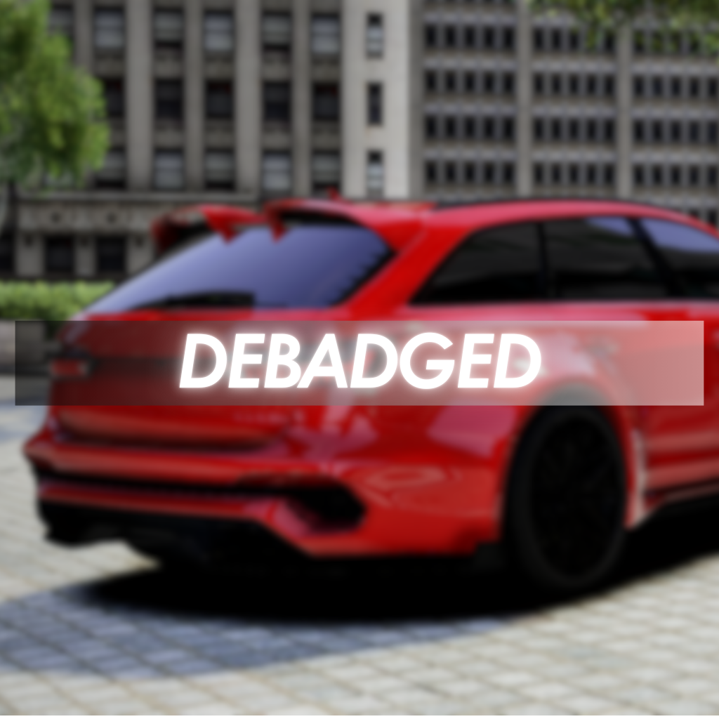 Debadged